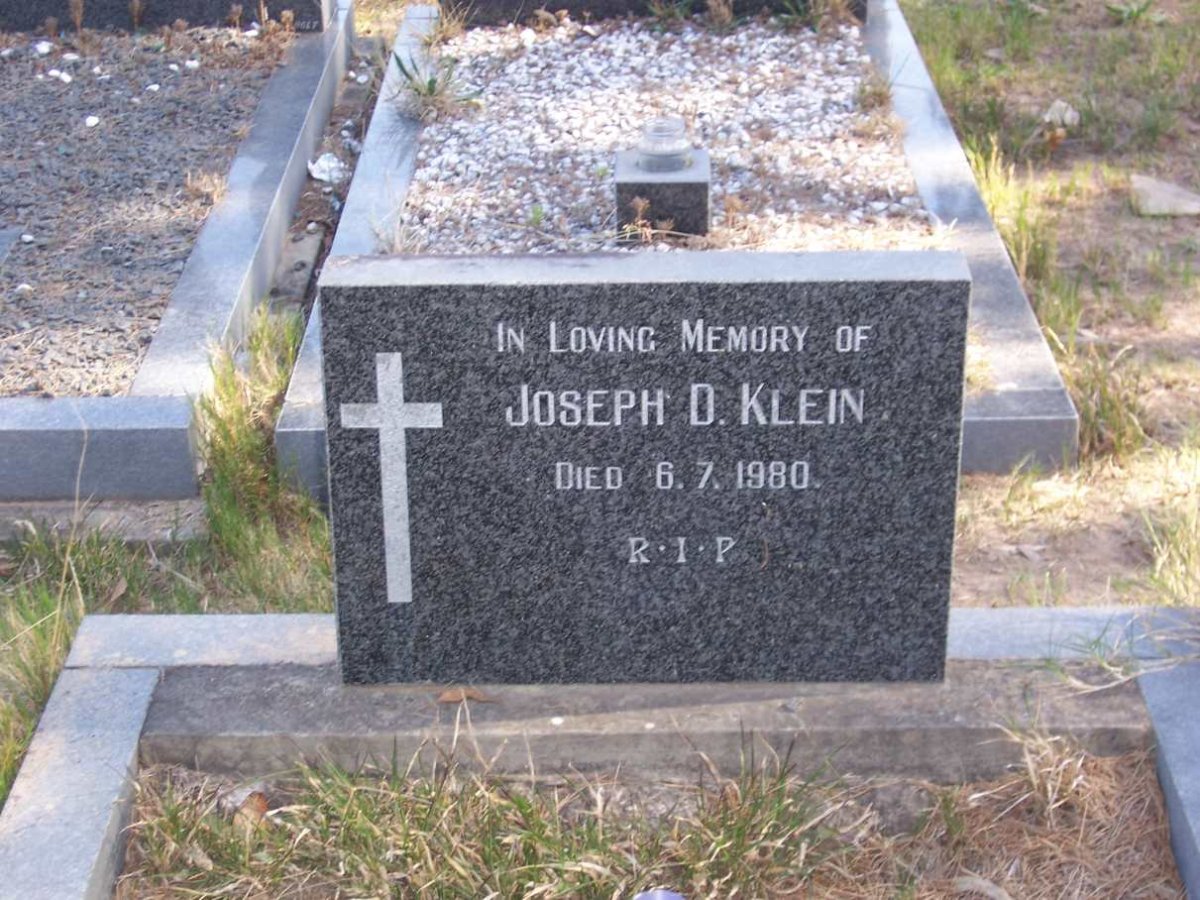 KLEIN Joseph D. -1980