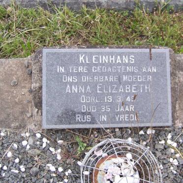 KLEINHANS Anna Elizabeth -1949