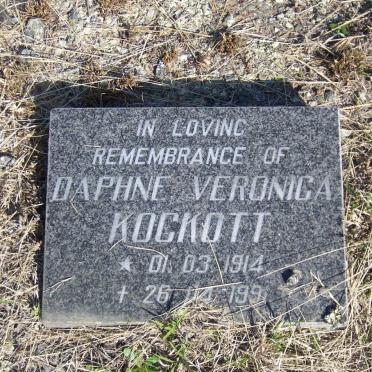 KOCKOTT Daphne Veronica 1914-1991