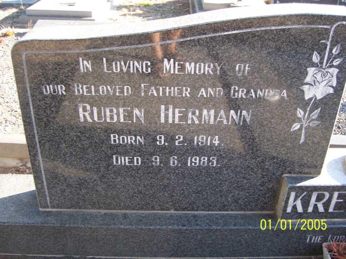 KRETZMANN Ruben Hermann 1914-1983