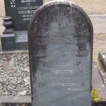 LANGENBERG Ruth 1903-1927