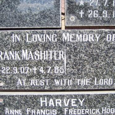 MASHITER Frank 1907-1985