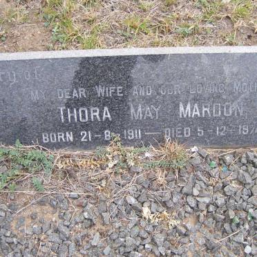 MARDON Joseph Henry 1911-1987 &amp; Thora May 1911-1974 