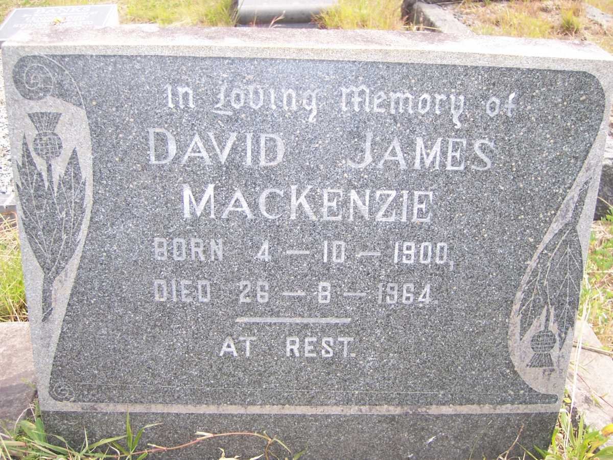 MACKENZIE David James 1900-1964