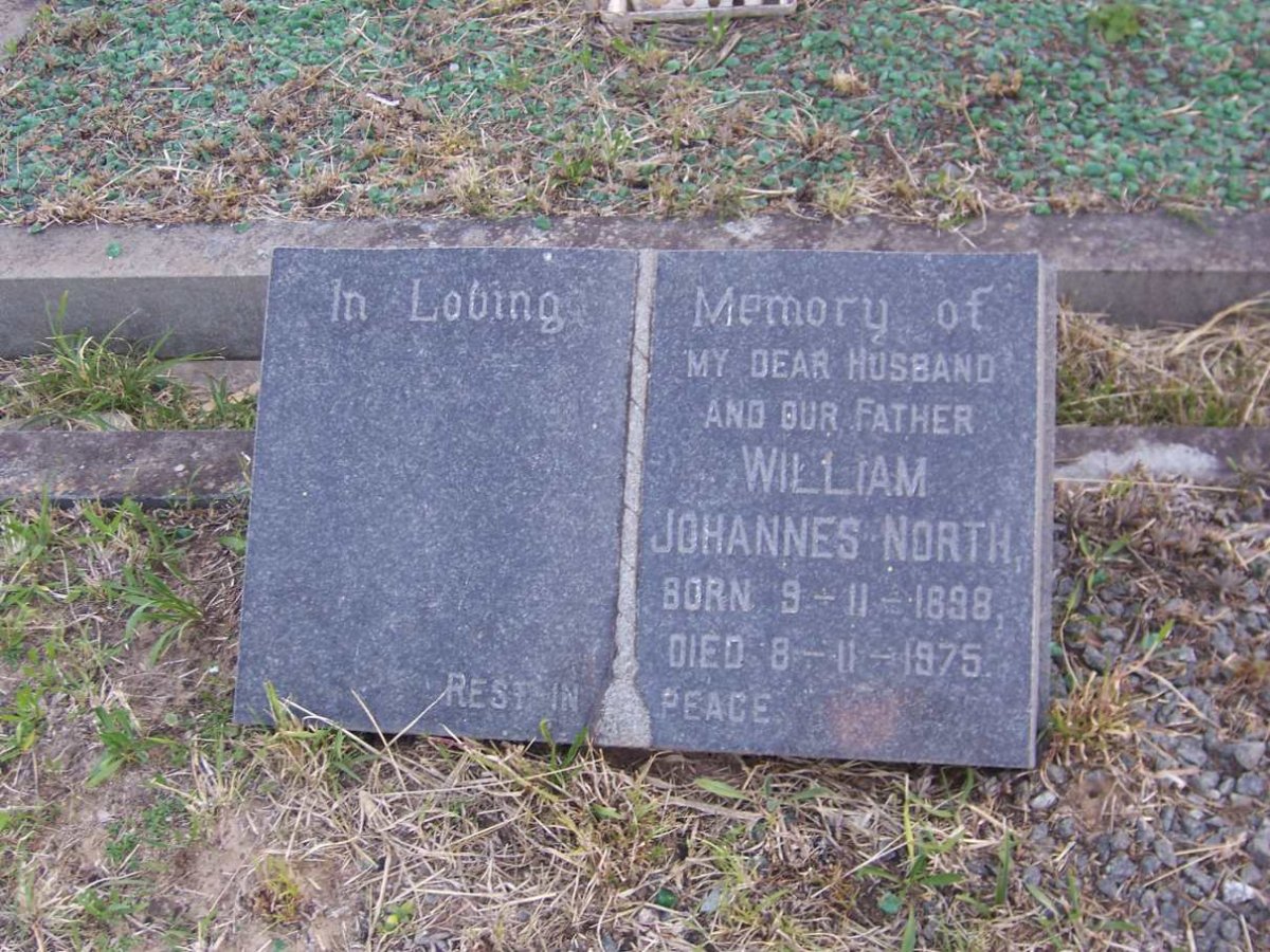 NORTH William Johannes 1898-1975