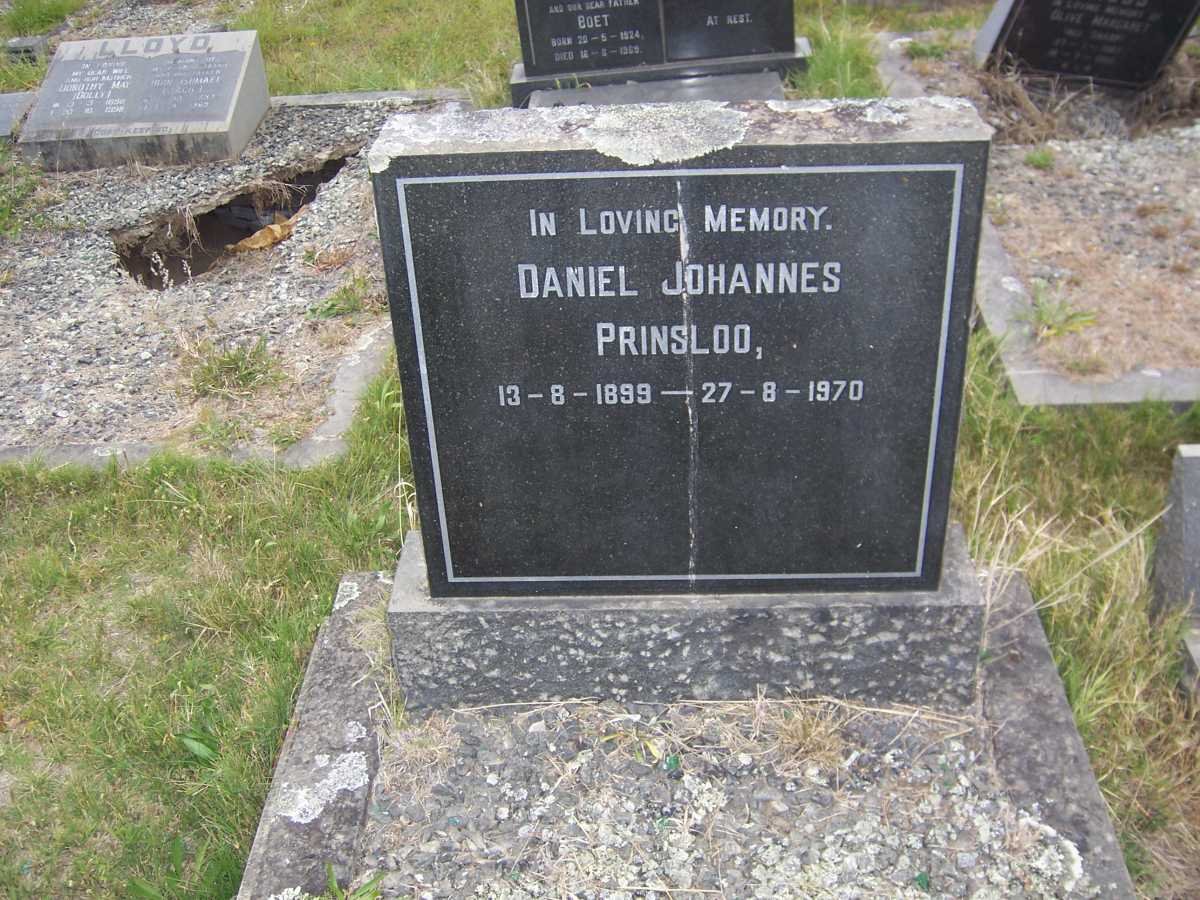 PRINSLOO Daniel Johannes 1899-1970