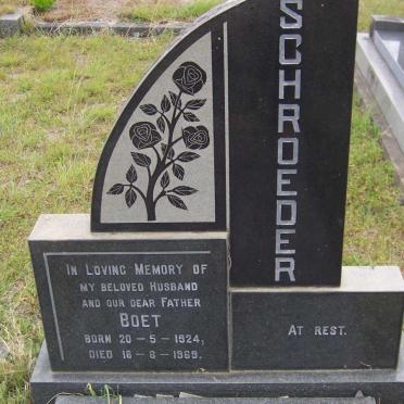 SCHROEDER Boet 1924-1969