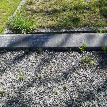 SCHROEDER Hilda Elfrieda nee KRAEMER 189?-19?7 :: KIRTON Rowan 1959-1983