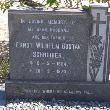 SCHREIBER Ernst Wilhelm Gustav 1894-1970