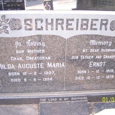 SCHREIBER Ernst 1905-1979 &amp; Hilda Auguste Maria 1907-1998