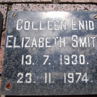 SMITH Colleen Enid Elizabeth 1930-1974