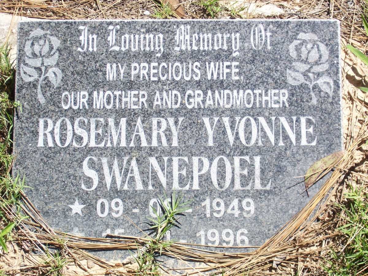 SWANEPOEL Rosemary Yvonne 1949-1996