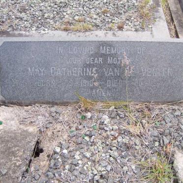 VENTER May Catherine, van de 1910-1977