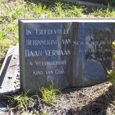 VERMAAK Daan
