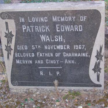 WALSH Patrick Edward -1967