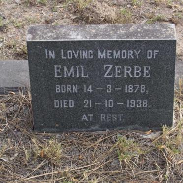 ZERBE Emil 1878-1938