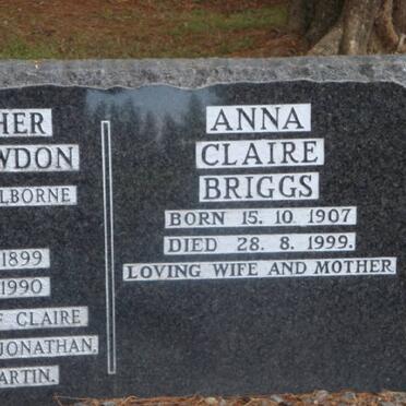 BRIGGS Anna Claire 1907-1999