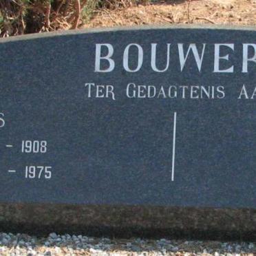 BOUWER Mias 1908-1975 &amp; Dollie 1913-2008