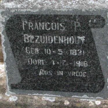 BEZUIDENHOUT Francois P. 1831-1918