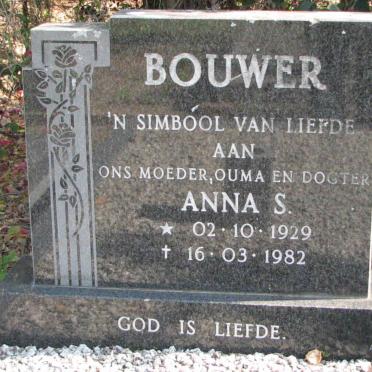 BOUWER Anna S. 1929-1982