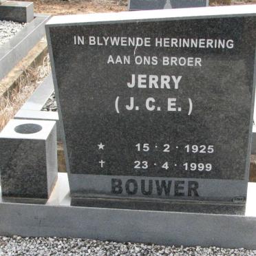 BOUWER J.C.E. 1925-1999