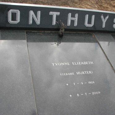 BONTHUYS Yvonne Elizabeth nee HURTER 1928-2009