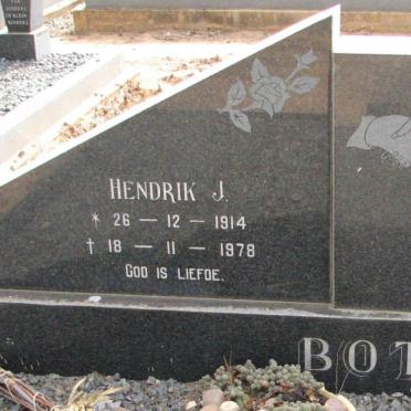BOTHA Hendrik J. 1914-1978