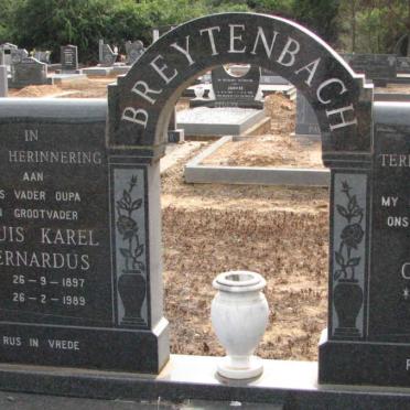 BREYTENBACH Louis Karel Bernardus 1897-1989 &amp; Helena Cornelia 1897-1981