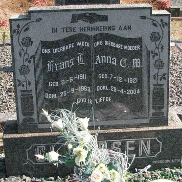 CLAASSEN Frans F. 1911-1963 &amp; Anna C.M. 1921-2004