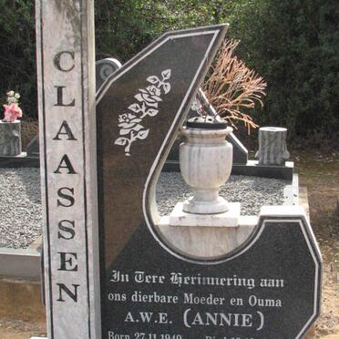 CLAASSEN A.W.E. 1949-1996