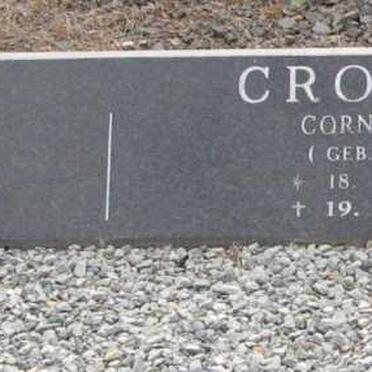 CROUSE Maxmillian 1925-1995 &amp; Cornelia J.  MARX 1931-2004 :: CROUSE  Tertuis F. 1967-1995