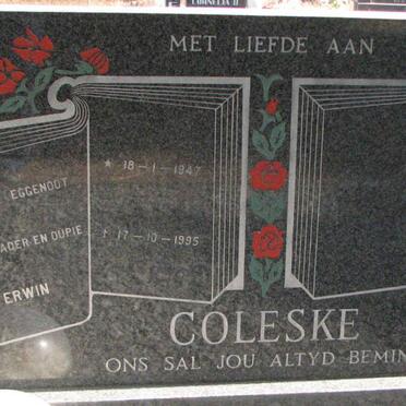 COLESKE Erwin 1947-1995