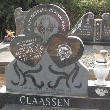 CLAASSEN Jacobus J.G. 1945-1993