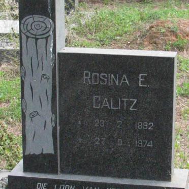 CALITZ Rosina E. 1892-1974