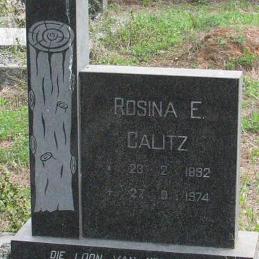 CALITZ Rosina E. 1892-1974