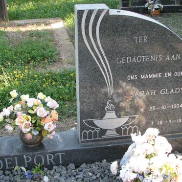 DELPORT Sarah Gladys 1904-1994