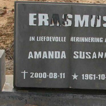 ERASMUS Amanda Susanna 1961-2000