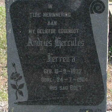 FERREIRA Andries Hercules 1932-1964