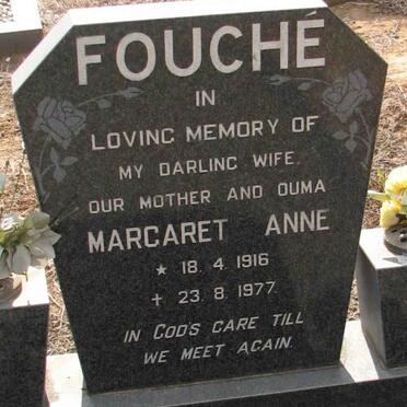 FOUCHE Margaret Anne 1916-1977