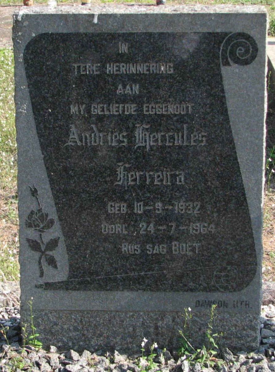 FERREIRA Andries Hercules 1932-1964
