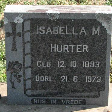 HURTER Isabella M. 1893-1973