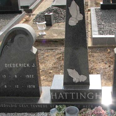 HATTINGH Diederick J. 1922-1978 &amp; Susara J. 1928-1999