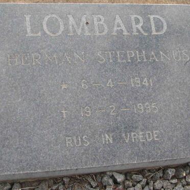 LOMBARD Herman Stephanus 1941-1995
