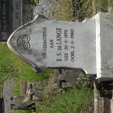 LANGE E.S., de 1878-1960