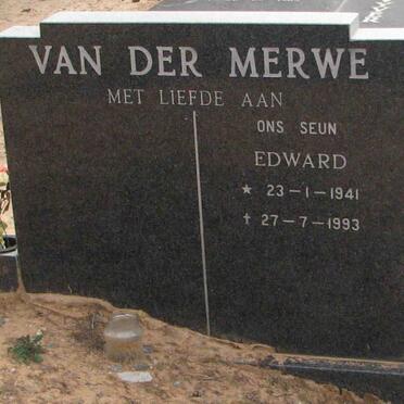 MERWE Edward, van der 1941-1993