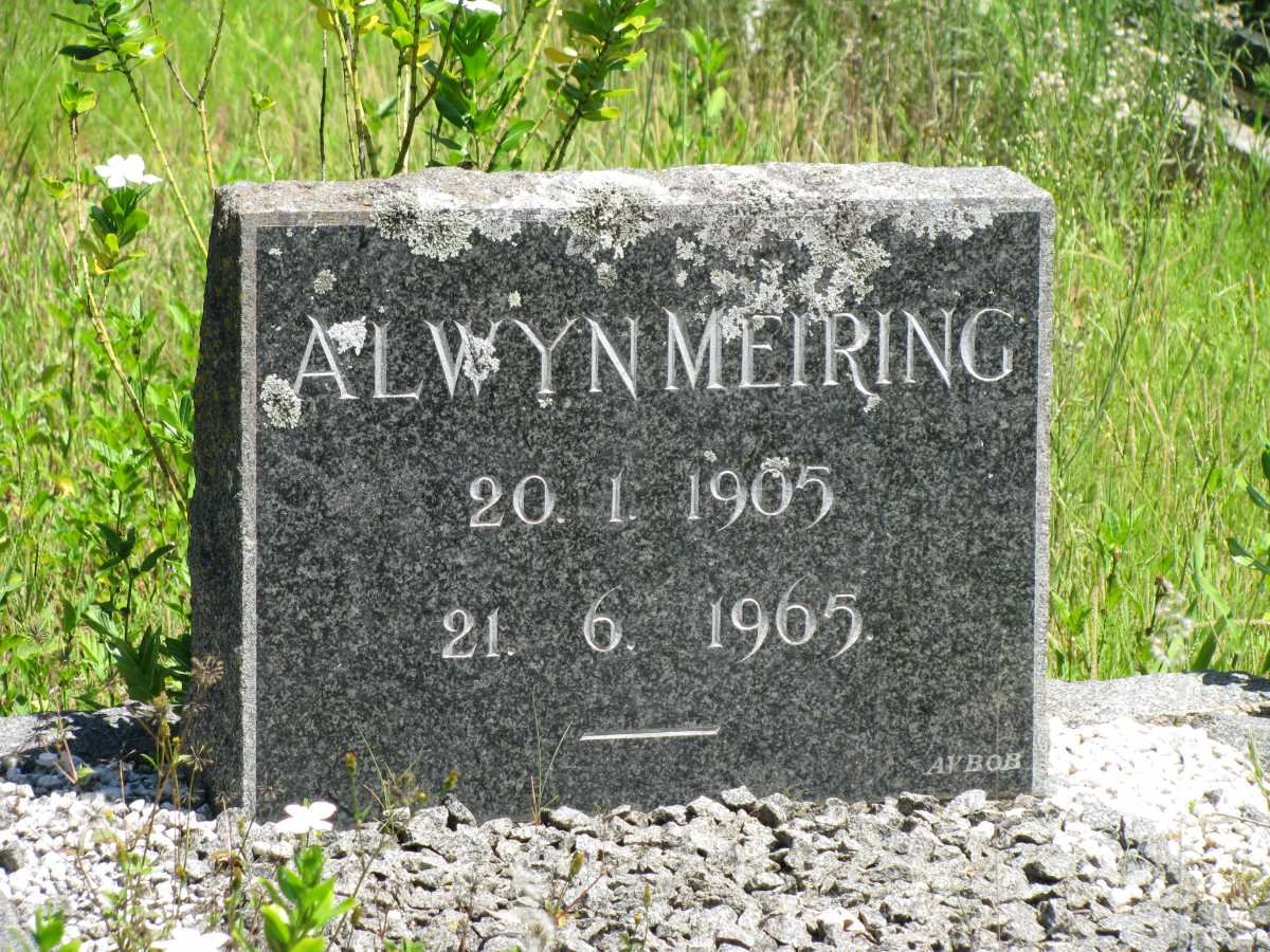 MEIRING Alwyn 1905-1965