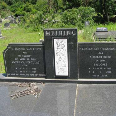 MEIRING Andreas Herculas 1922-1984 &amp; Salome 1922-2006