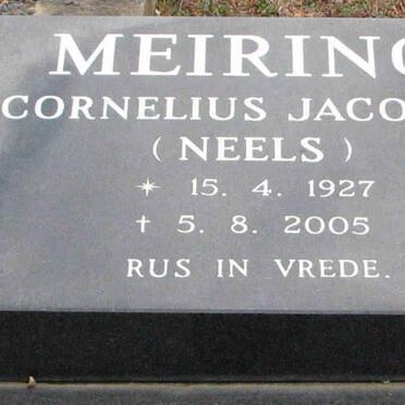 MEIRING Cornelius Jacobus 1927-2005