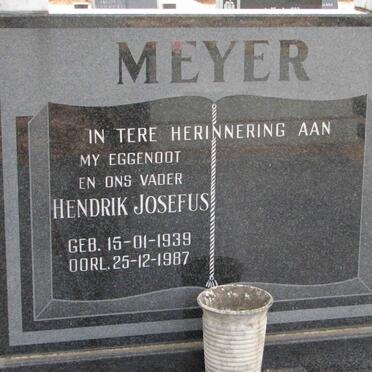 MEYER Hendrik Josefus 1939-1987