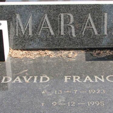 MARAIS David Francois 1923-1995